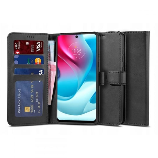 Etui Wallet "2" do Motorola Moto G60S Black Braders