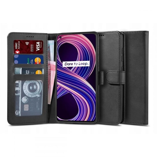 Etui Wallet "2" do Realme 8 5G Black TECH-PROTECT