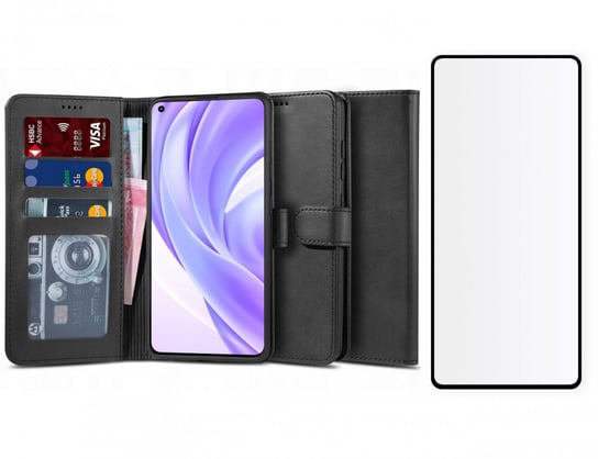 Etui Wallet 2 + Szkło do Xiaomi Mi 11 Lite 4G / 5G Braders