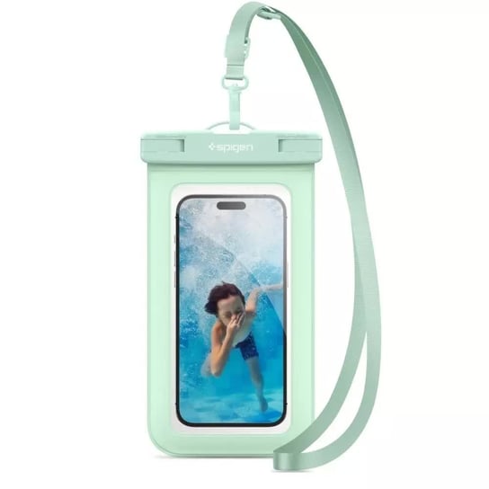 Etui wodoodporne Spigen A601 Universal Waterproof Case Mint Spigen