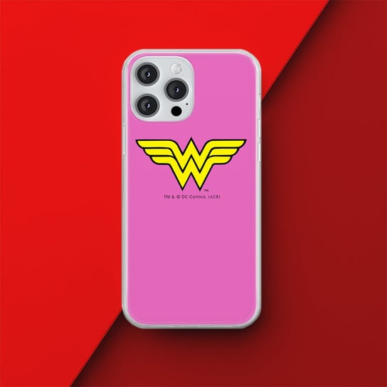 Etui Wonder Woman 005 DC Nadruk pełny Różowy Producent: Samsung, Model: S23 PLUS Samsung