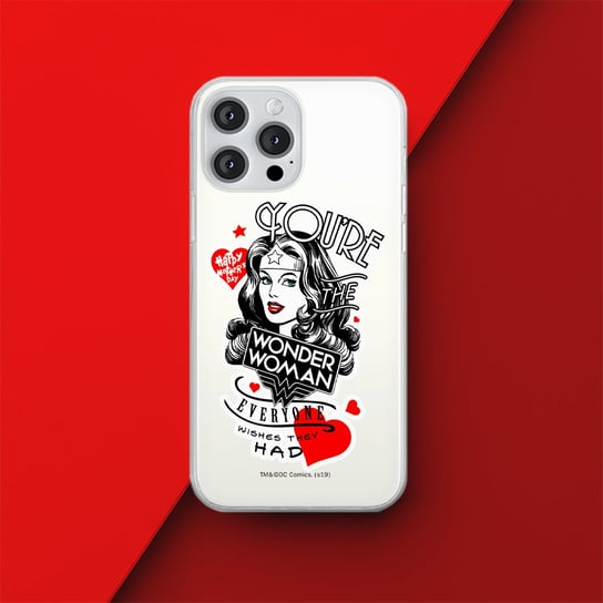 Etui Wonder Woman 014 DC Nadruk częściowy Przeźroczysty Producent: OnePlus, Model: NORD 2T 5G ERT Group