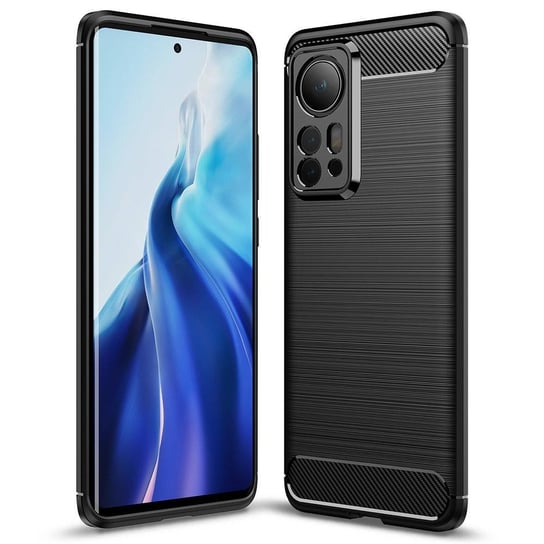 Etui XIAOMI 12 PRO Nexeri TPU Premium Carbon czarne Nexeri