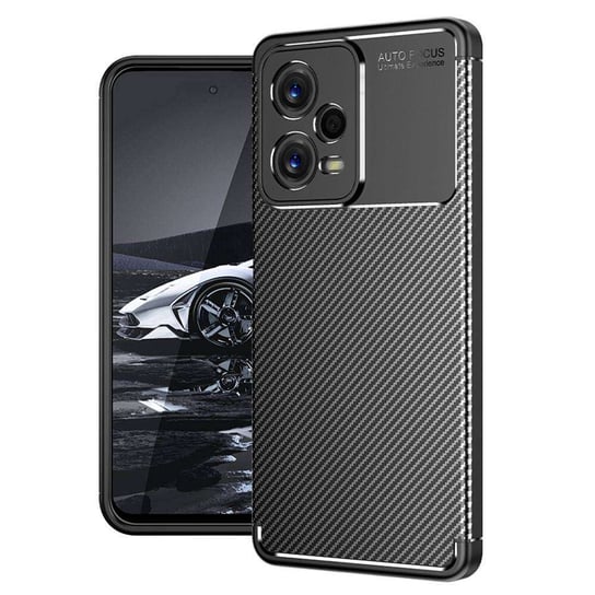 Etui XIAOMI REDMI NOTE 12 5G / POCO X5 5G Pancerne Shockproof Nexeri Carbon Fiber czarne Nexeri