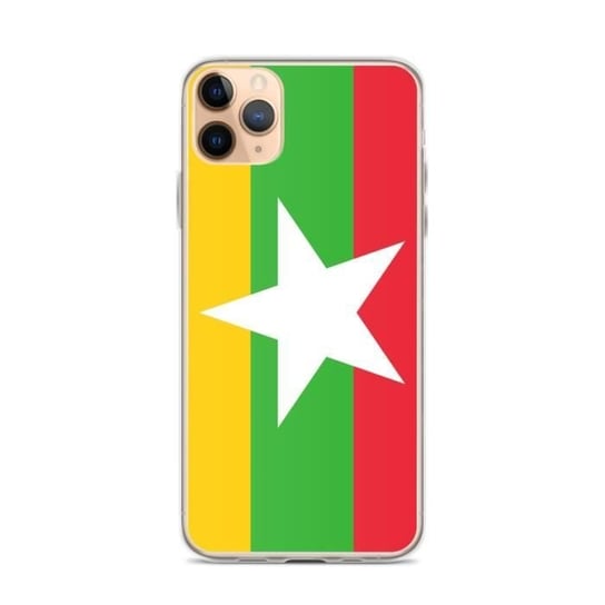 Etui z flagą Birmy na iPhone'a 11 Pro Max Inny producent (majster PL)