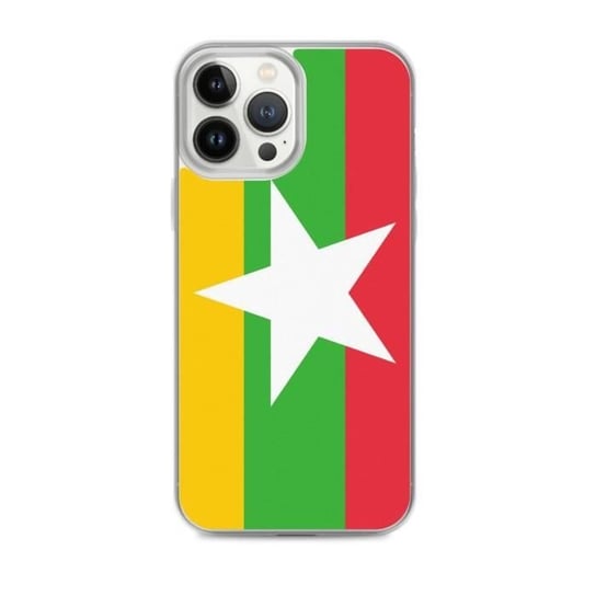 Etui z flagą Birmy na iPhone'a 13 Pro Max Inny producent (majster PL)