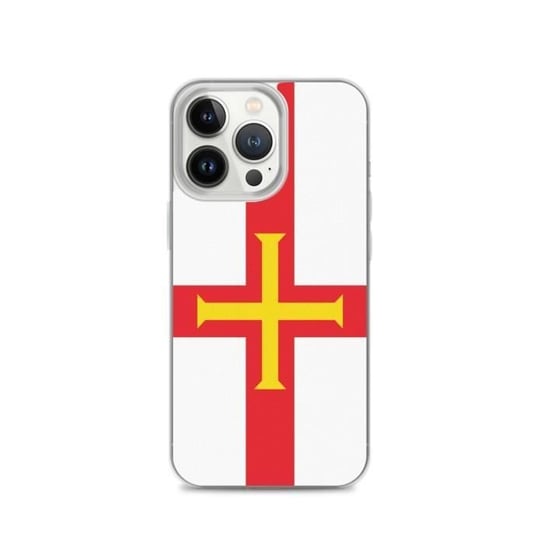 Etui z flagą Guernsey na iPhone'a 13 Pro Inny producent (majster PL)