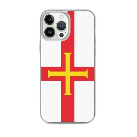 Etui z flagą Guernsey na iPhone'a 13 Pro Max Inny producent (majster PL)