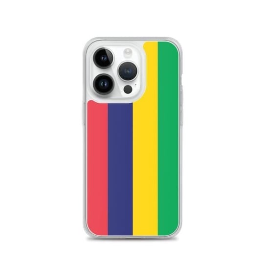 Etui z flagą Mauritiusa na iPhone'a 14 Pro Inny producent (majster PL)