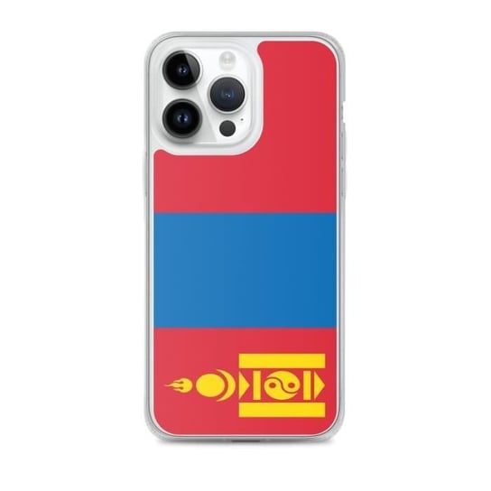 Etui z flagą Mongolii na iPhone'a 14 Pro Max Inny producent (majster PL)