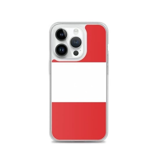 Etui z flagą Peru na iPhone'a 14 Pro Inny producent (majster PL)