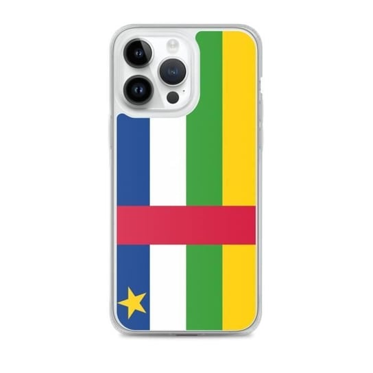 Etui z flagą Republiki Środkowoafrykańskiej na iPhone'a 14 Pro Max Inny producent (majster PL)