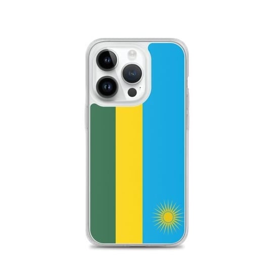 Etui z flagą Rwandy na iPhone'a 14 Pro Inny producent (majster PL)