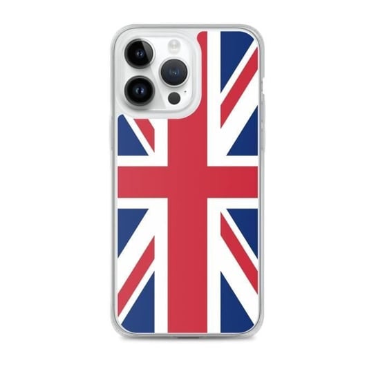 Etui z flagą Wielkiej Brytanii na iPhone'a 14 Pro Max Inny producent (majster PL)