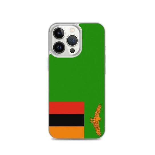 Etui z flagą Zambii na iPhone'a 13 Pro Inny producent (majster PL)