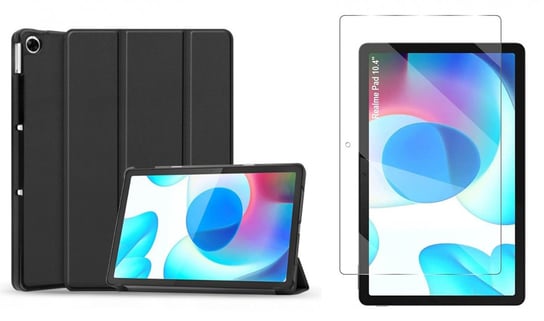 Etui Z Klapką Braders Smartcase + Szkło Hartowane Do Realme Pad 10.4 Braders