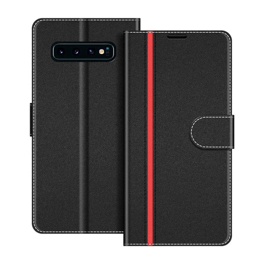 Etui z klapką CASE do Samsung Galaxy S10 ETUI czarne z paskiem Samsung Electronics