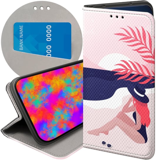 ETUI Z KLAPKĄ DO ALCATEL 1S 2019 WZORY LATO SUMMER VIBE CHILLOUT FUTERAŁ Alcatel