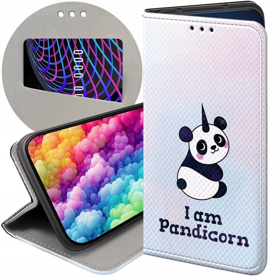 ETUI Z KLAPKĄ DO ALCATEL 1S 2021 / 3L 2021 WZORY MISIE KOALA MIŚ FUTERAŁ Alcatel