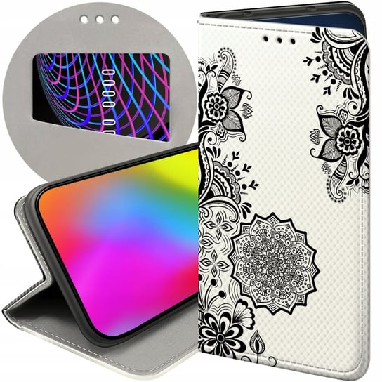 ETUI Z KLAPKĄ DO GOOGLE PIXEL 7 WZORY MANDALA BUDDYZM FUTERAŁ POKROWIEC Google