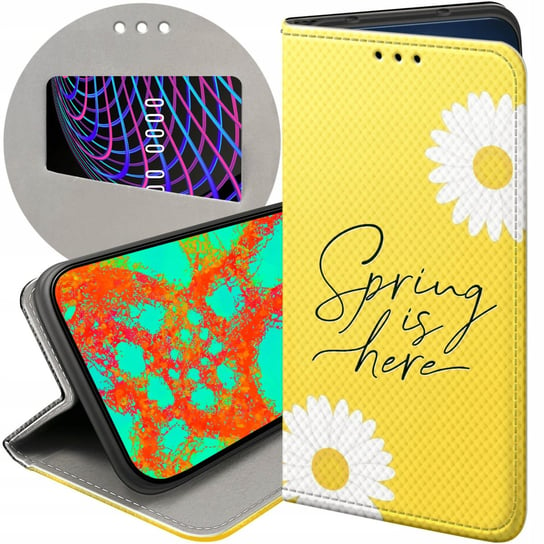 ETUI Z KLAPKĄ DO GOOGLE PIXEL 8 WZORY WIOSNA WIOSENNE SPRING FUTERAŁ CASE Google