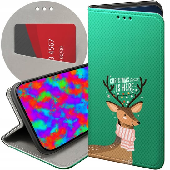 Etui Z Klapką Do Honor 90 5G Wzory Świąteczne Christmass Święta Futerał Honor