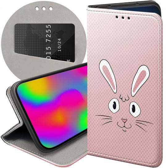 Etui Z Klapką Do Huawei Mate 20 Lite Wzory Królik Zając Bunny Futerał Case Huawei