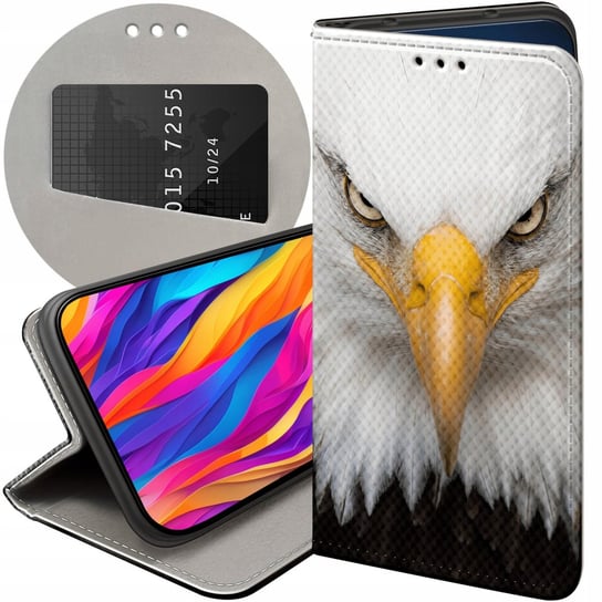 ETUI Z KLAPKĄ DO HUAWEI NOVA 10 PRO WZORY ORZEŁ SOKÓŁ EAGLE FUTERAŁ CASE Huawei