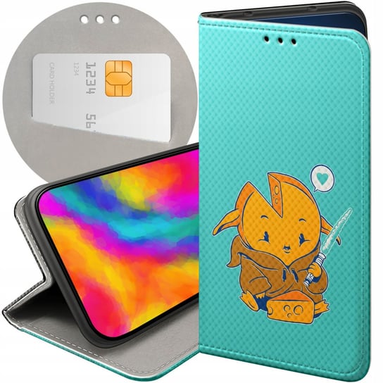 ETUI Z KLAPKĄ DO HUAWEI P SMART 2019 WZORY BABY SŁODKIE CUTE FUTERAŁ CASE Huawei