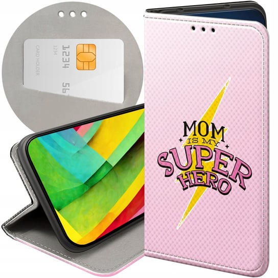 Etui Z Klapką Do Huawei P Smart 2021 Wzory Dzień Mamy Matki Mama Futerał Huawei