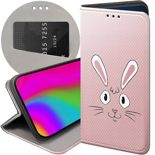 Etui Z Klapką Do Huawei P30 Lite Wzory Królik Zając Bunny Futerał Pokrowiec Huawei