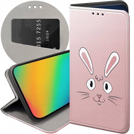Etui Z Klapką Do Huawei P30 Wzory Królik Zając Bunny Futerał Pokrowiec Case Huawei