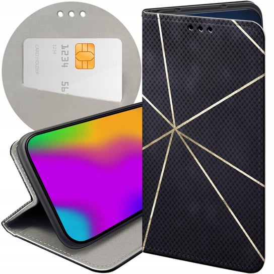 Etui Z Klapką Do Huawei Y7 2019 Wzory Eleganckie Stylowe Luksusowe Futerał Huawei