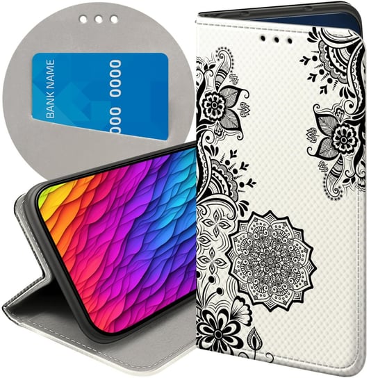 ETUI Z KLAPKĄ DO IPHONE 11 WZORY MANDALA BUDDYZM SZTUKA WZORY FUTERAŁ CASE Apple