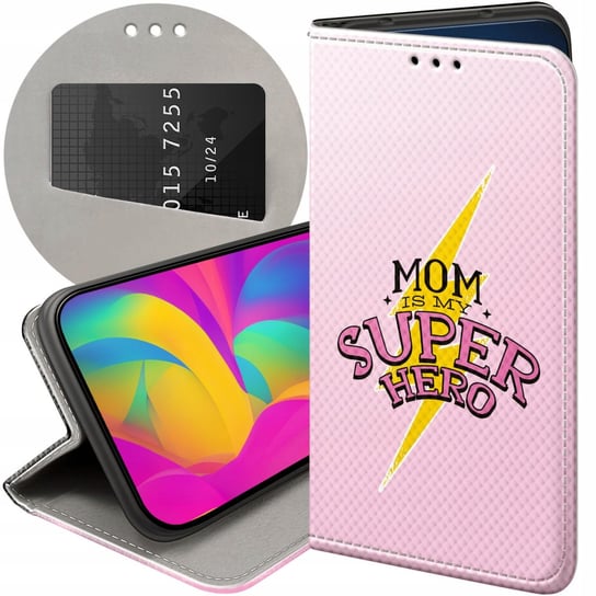 Etui Z Klapką Do Iphone 12 / 12 Pro Wzory Dzień Mamy Matki Mama Futerał Apple