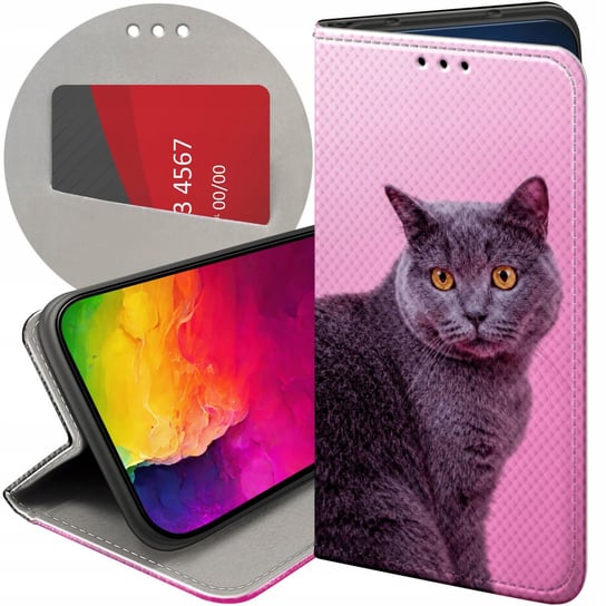 Etui Z Klapką Do Iphone 12 / 12 Pro Wzory Koty Kotki Kociaki Futerał Case Apple