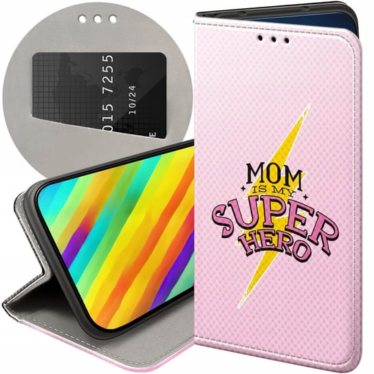 Etui Z Klapką Do Iphone 12 Mini Wzory Dzień Mamy Matki Mama Futerał Case Apple
