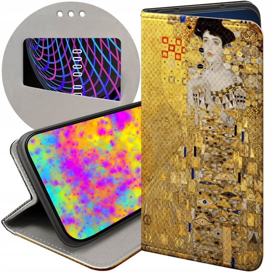 ETUI Z KLAPKĄ DO IPHONE 12 MINI WZORY KLIMT GUSTAV POCAŁUNEK FUTERAŁ CASE Apple