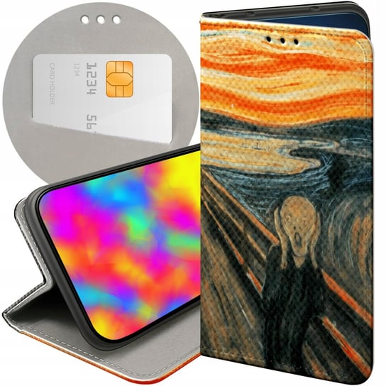 ETUI Z KLAPKĄ DO IPHONE 14 PRO MAX WZORY EDVARD MUNCH KRZYK MALARSTWO CASE Apple