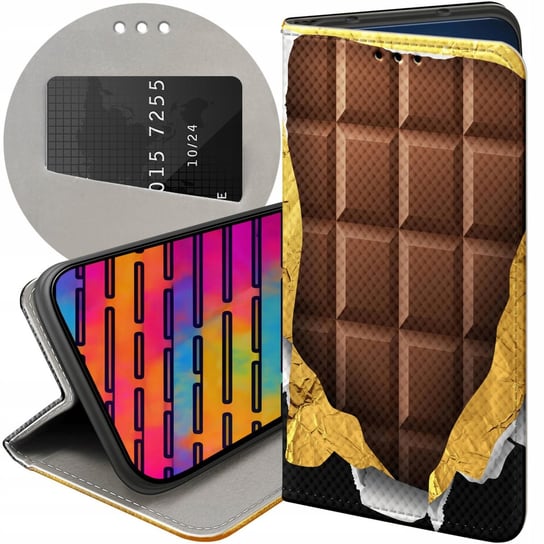 Etui Z Klapką Do Iphone 14 Pro Wzory Czekolada Choco Słodycze Futerał Case Apple