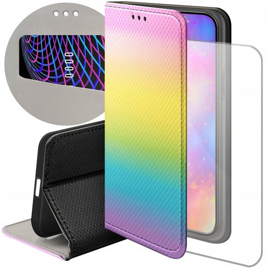 ETUI Z KLAPKĄ DO IPHONE 15 PRO MAX WZORY LGBT RÓWNOŚĆ PRIDE FUTERAŁ CASE Apple