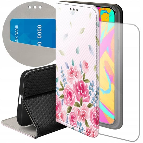 ETUI Z KLAPKĄ DO IPHONE 15 WZORY ŁADNE PIĘKNE BEAUTY FUTERAŁ POKROWIEC CASE Apple