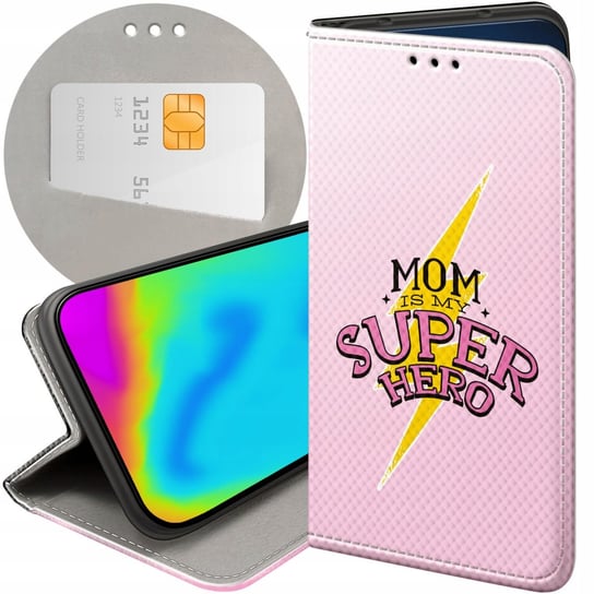 Etui Z Klapką Do Iphone 5 / 5S / Se Wzory Dzień Mamy Matki Mama Futerał Apple