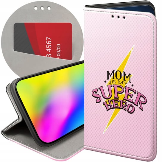 Etui Z Klapką Do Iphone 7 / 8 / Se 2020 Wzory Dzień Mamy Matki Mama Futerał Apple