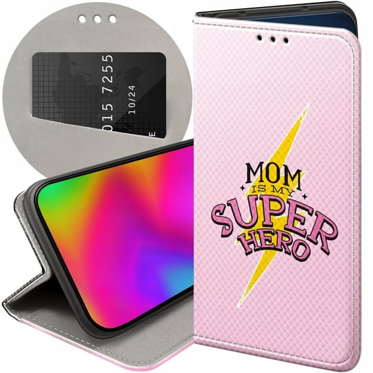 Etui Z Klapką Do Iphone 7 Plus / 8 Plus Wzory Dzień Mamy Matki Mama Futerał Apple