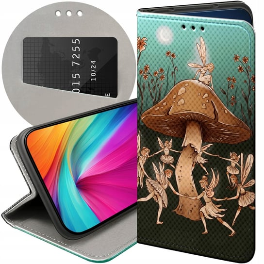 ETUI Z KLAPKĄ DO LG K40S WZORY FANTASY MAGIC WRÓŻKA FUTERAŁ POKROWIEC CASE LG