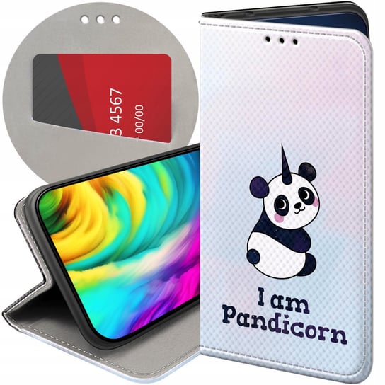 ETUI Z KLAPKĄ DO LG Q6 / G6 FIT WZORY MISIE KOALA MIŚ FUTERAŁ POKROWIEC LG