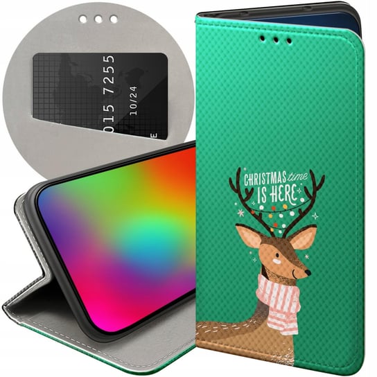 Etui Z Klapką Do Lg Q6 / G6 Fit Wzory Świąteczne Christmass Święta Futerał LG