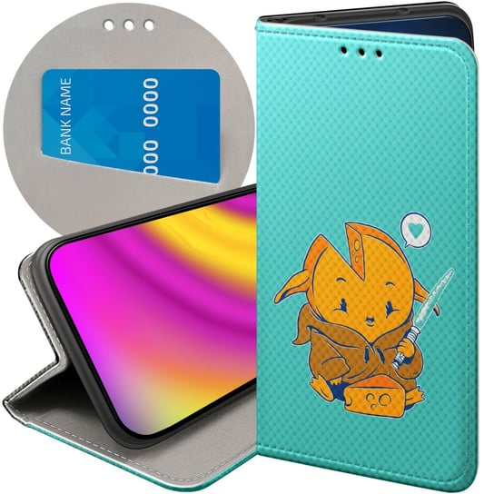 ETUI Z KLAPKĄ DO MOTO E32 / E32S WZORY BABY SŁODKIE CUTE FUTERAŁ POKROWIEC Motorola