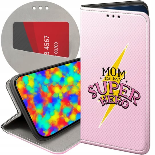 Etui Z Klapką Do Moto E32 / E32S Wzory Dzień Mamy Matki Mama Futerał Case Motorola